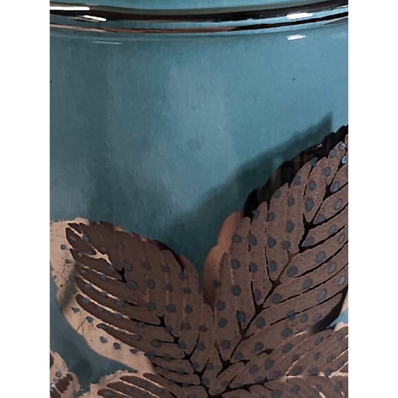 Set Of 6 Vintage Mid-Century Modern Gold Leaf Pattern Cordial Glasses - Picture 7 of 14